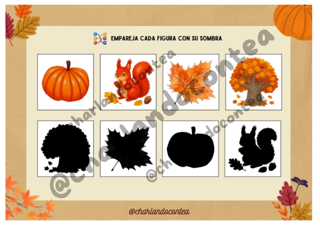 Discriminación Visual - Sombras de Otoño