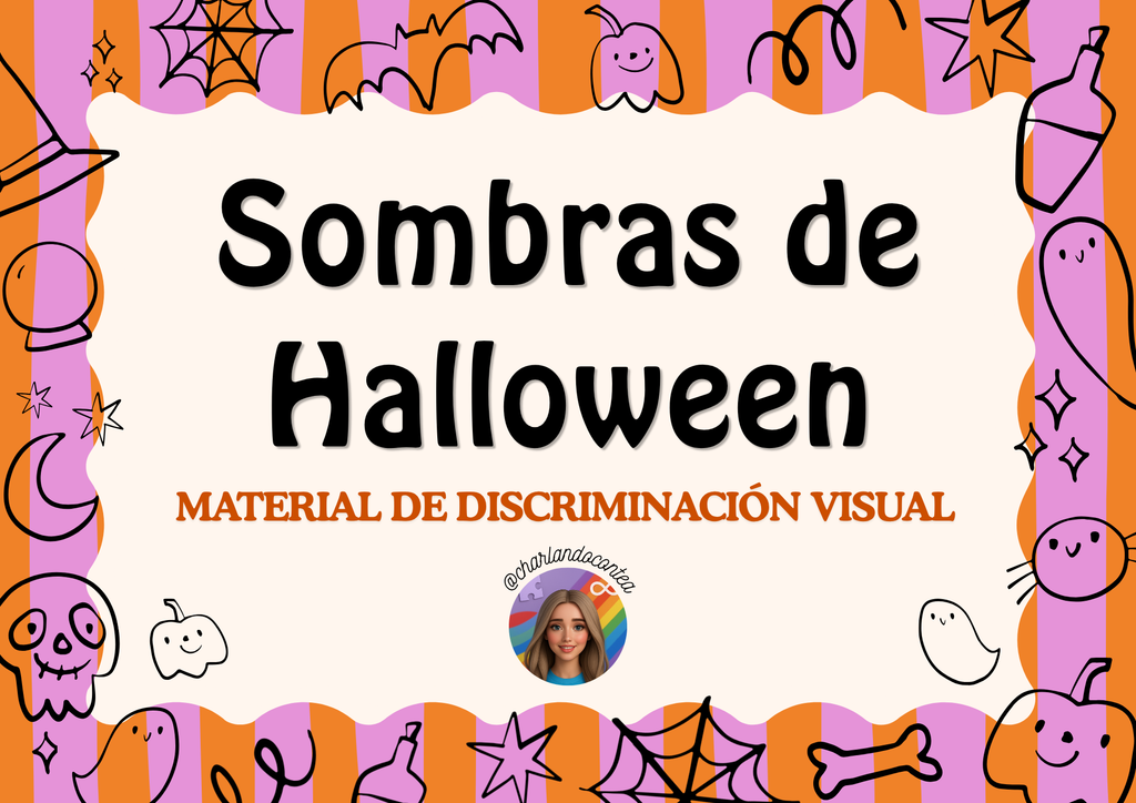 Discriminación Visual - Sombras de Halloween